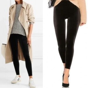 SPANX Classic Black velour Leggings